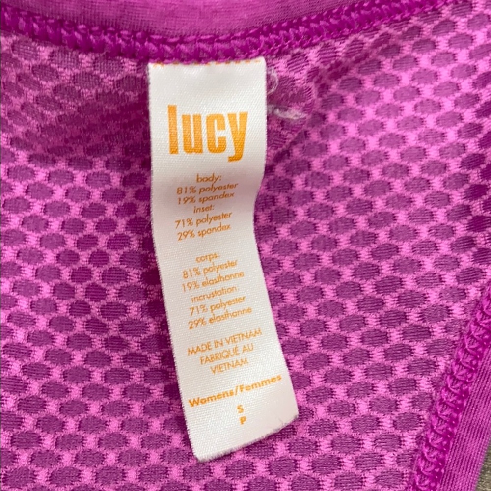 Lucy Pink Racerback Tank Size Small - Picture 7 of 7